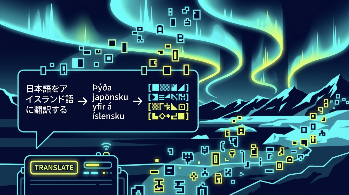 アイスランド語ブロック文字変換